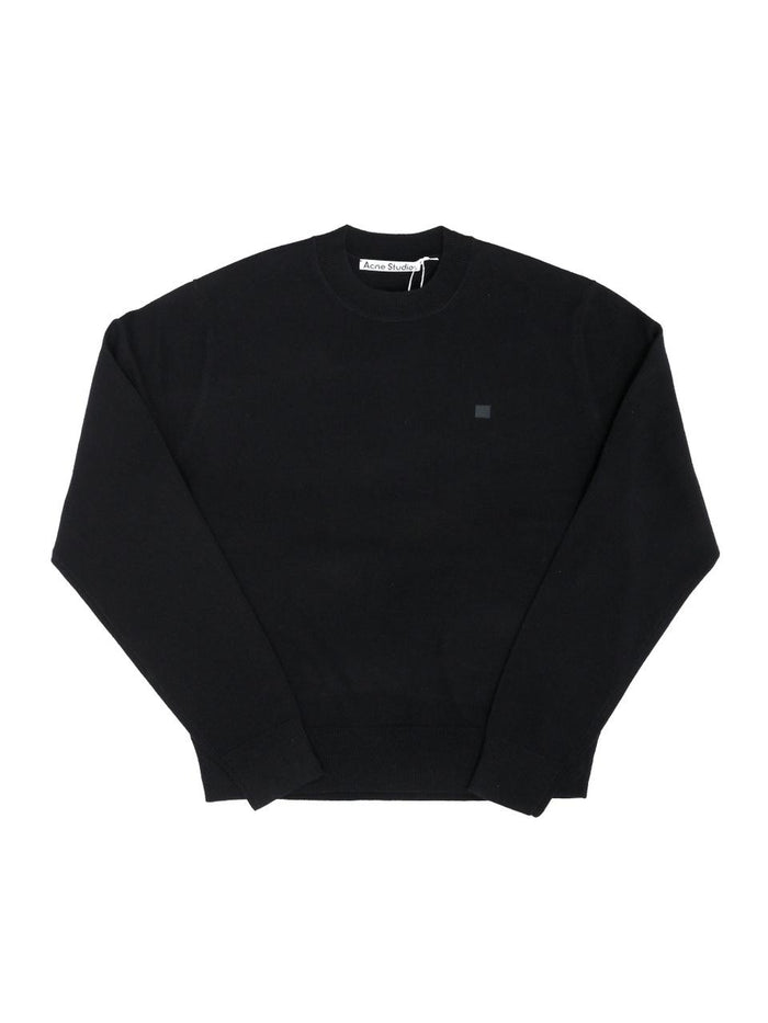 Acne Studios Unisex Crewneck Knit Sweater C60115 BLACK