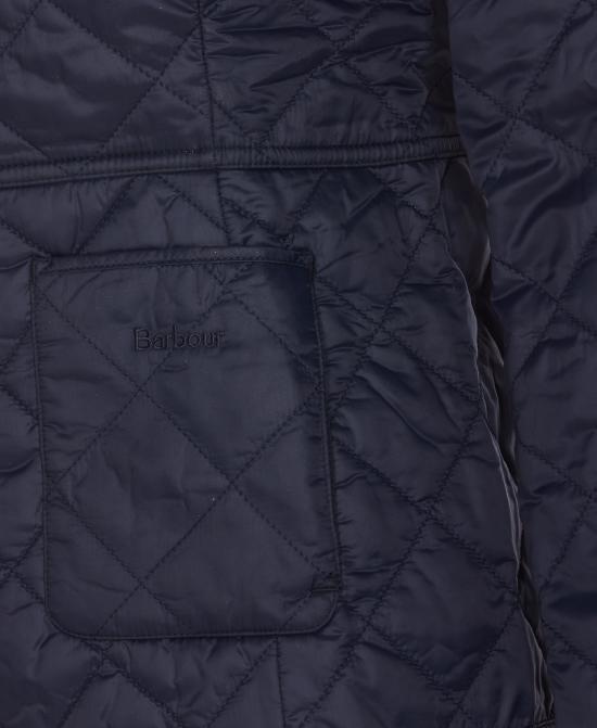 Barbour Deveron Quilted Jacket for Women LQU1012 NY71 NAVY PALE PINK DOM