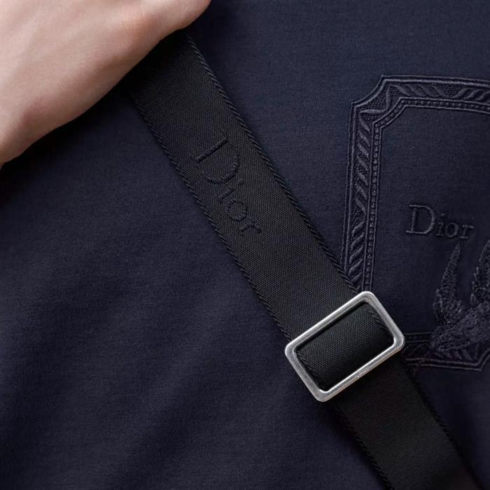 DIOR Saddle Heritage Belt Bag Black Leather Crossbody Waist Pack