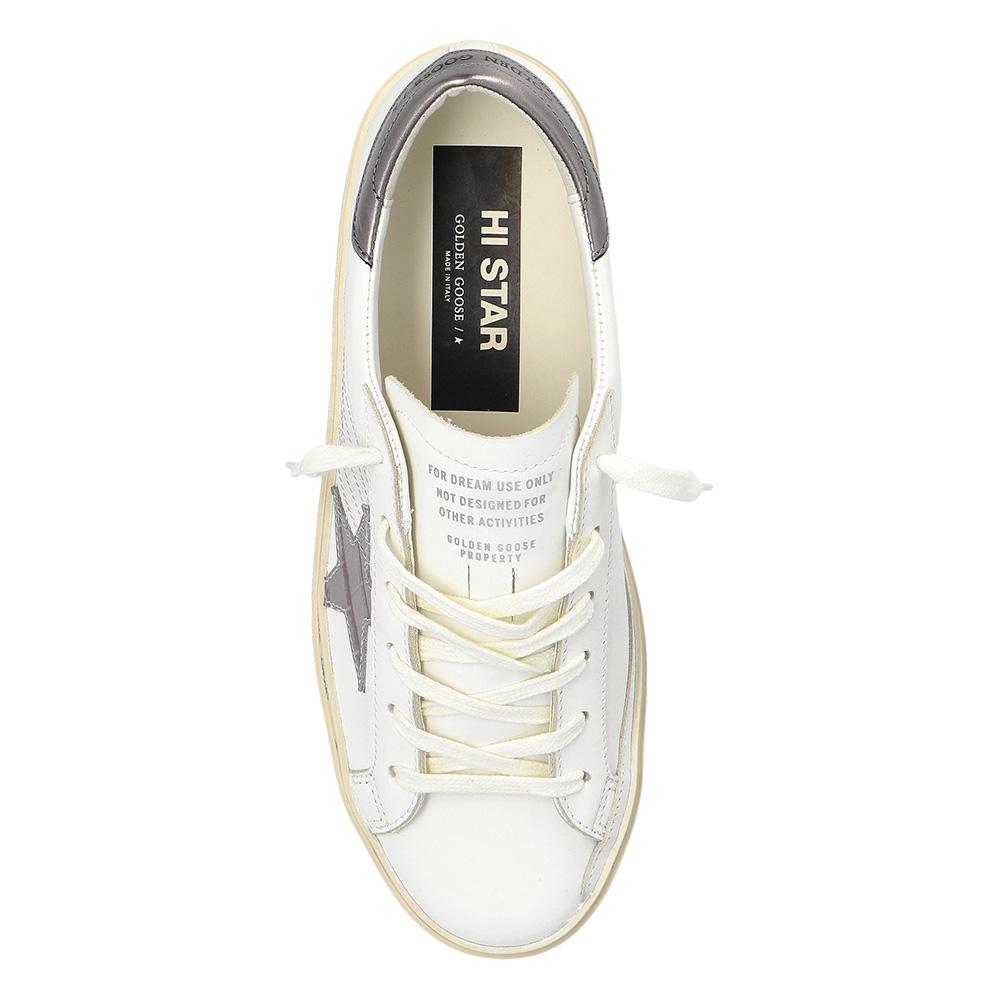 GOLDEN GOOSE High Star Low-Top Sneakers Women White Leather