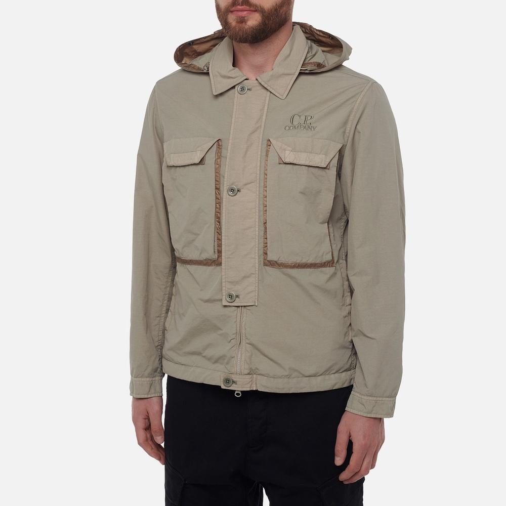 CP Company Men's Flat Nylon Goggle Jacket