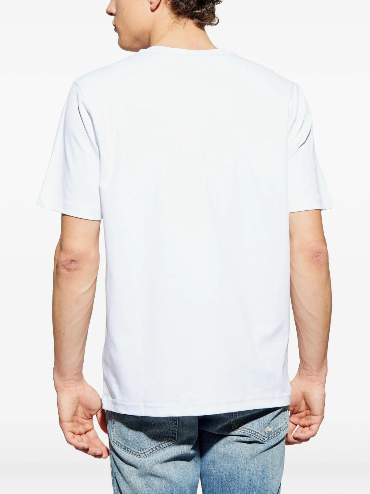 DIESEL Short Sleeve Cotton T-Shirt White Men’s