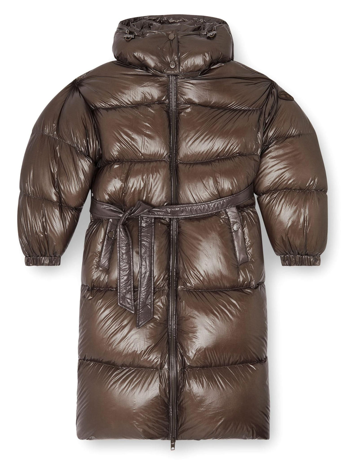 DIESEL Black Puffer Down Jacket for Women