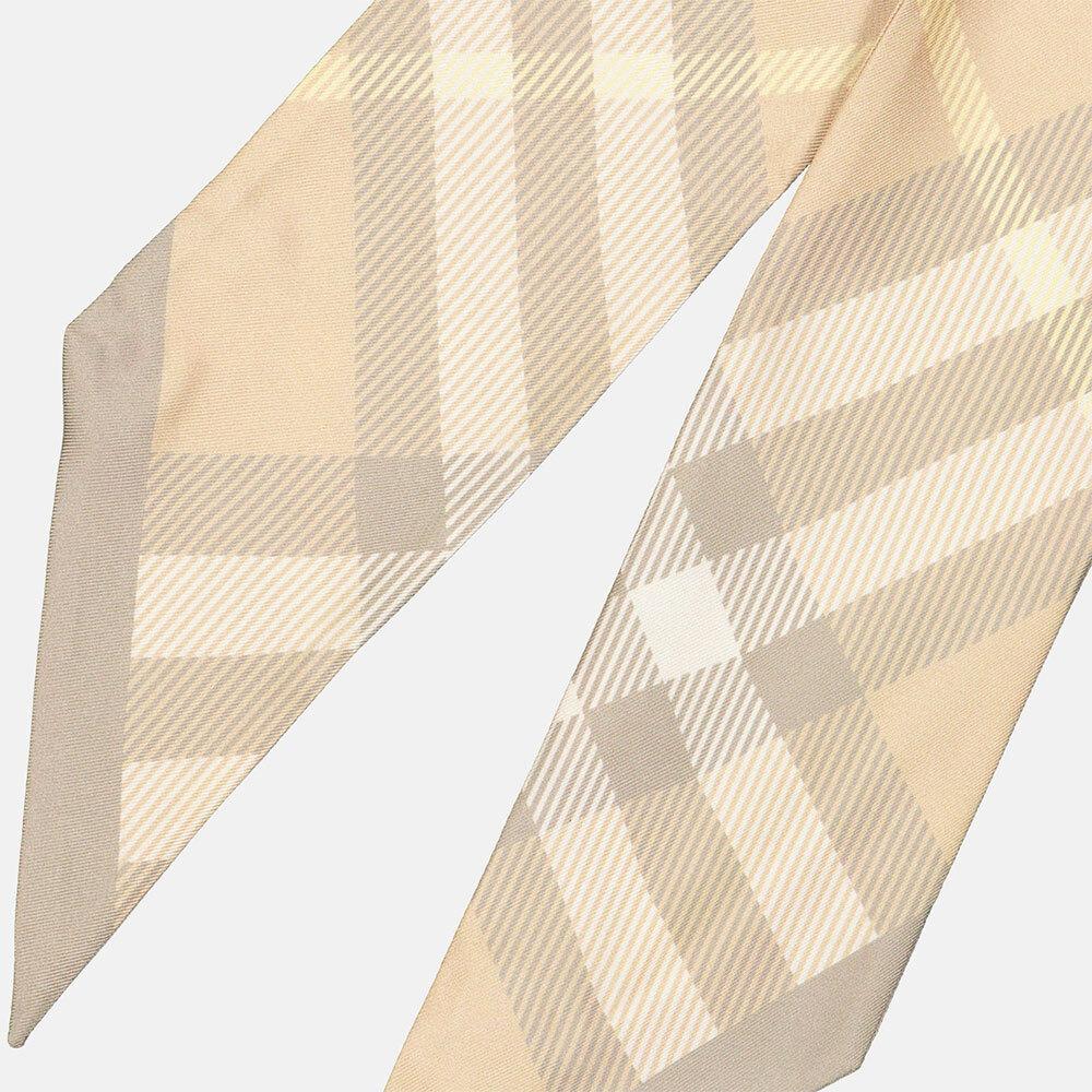 BURBERRY Silk Check Bandana Scarf for Women 8094550