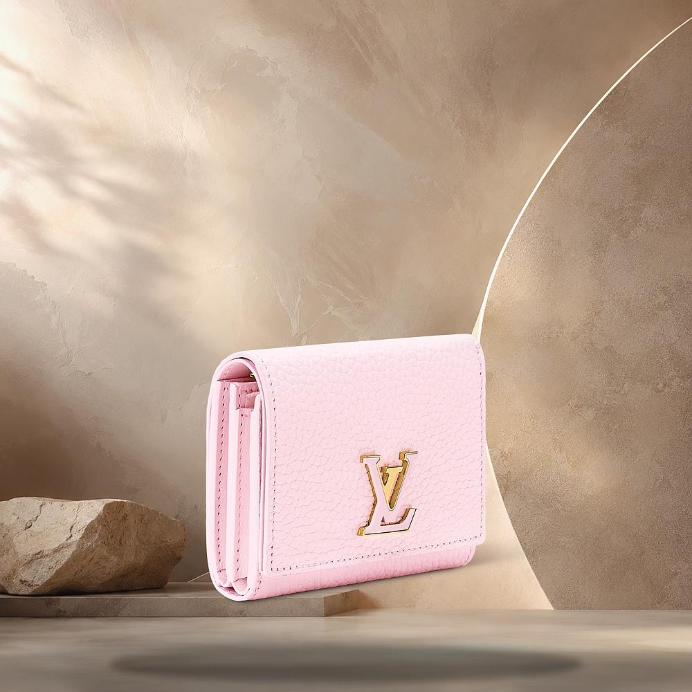Louis Vuitton Capucines Tiny Wallet Light Bliss Compact Wallet M29048