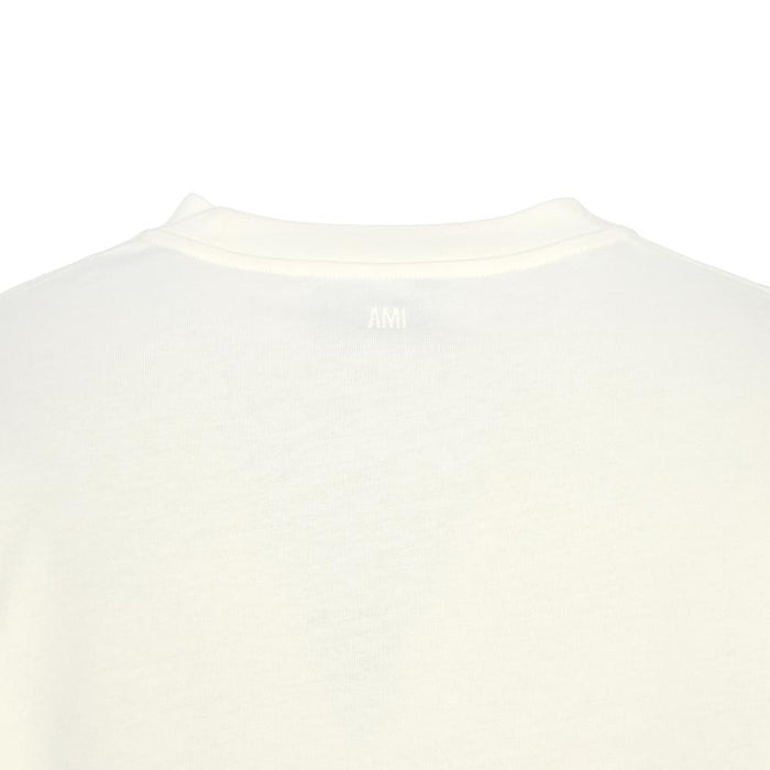 AMI Unisex Short Sleeve T-Shirt White Cotton Top
