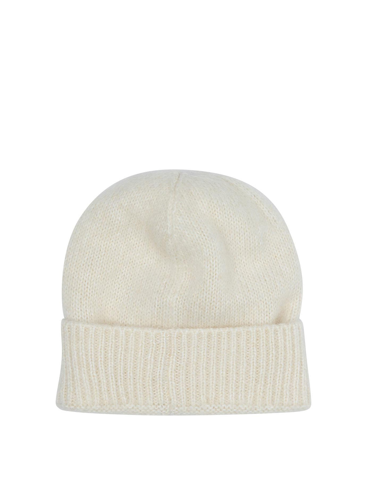 Miu Miu Black Wool Ribbed Beanie
