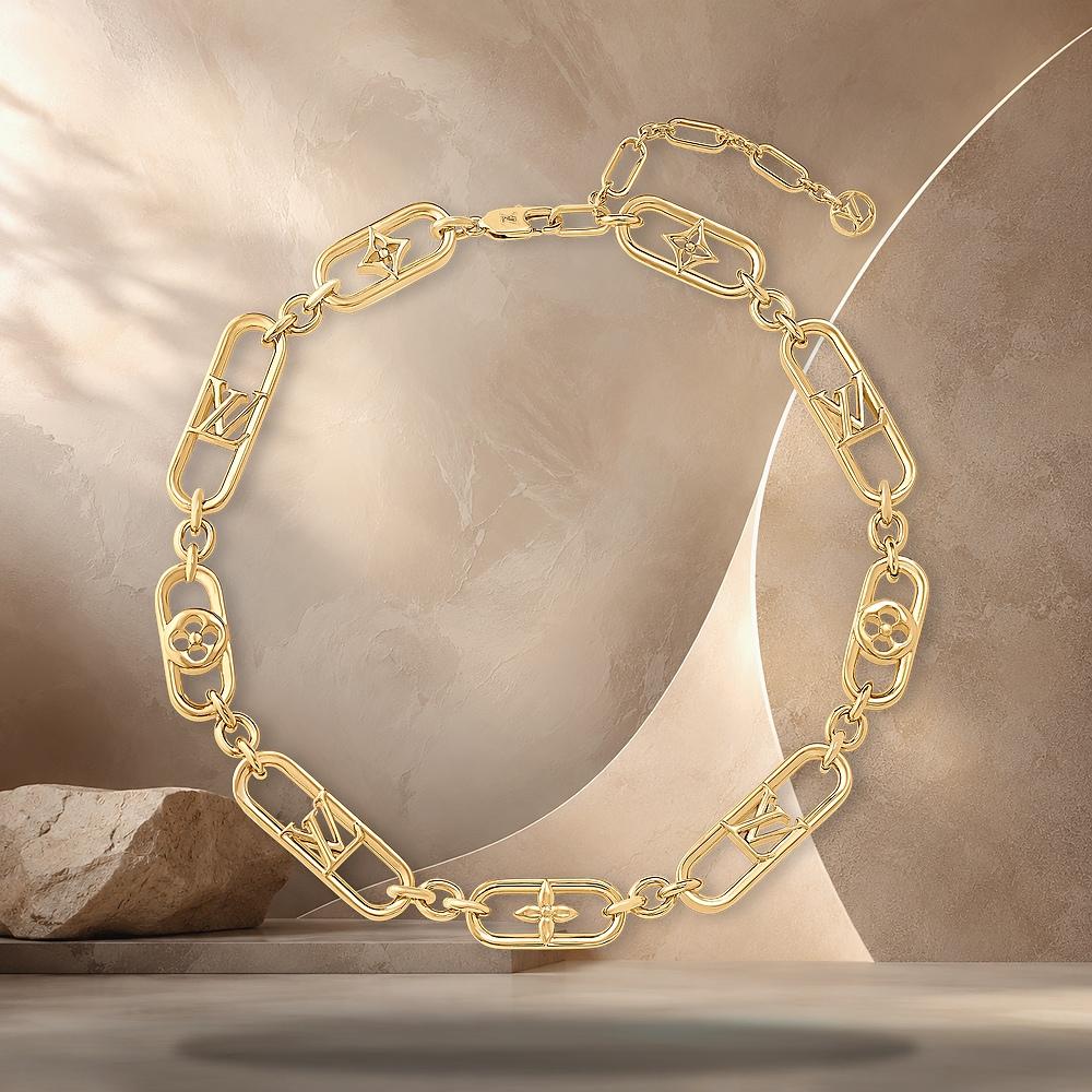 Louis Vuitton My LV Chain Necklace 52 cm Gold-Tone