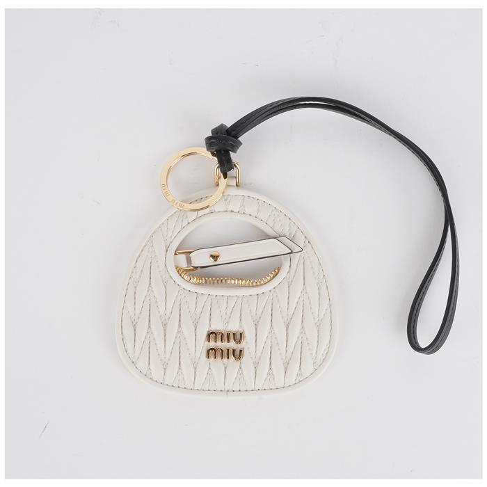 Miu Miu Wander Leather Keyring 5TL357 2CWB F0009
