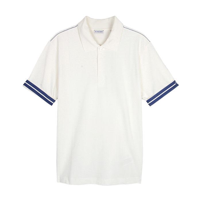 BURBERRY Men’s Relaxed Fit Polo Shirt White