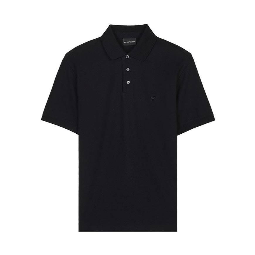 Emporio Armani Men’s Regular Fit Piqué Polo Shirt White