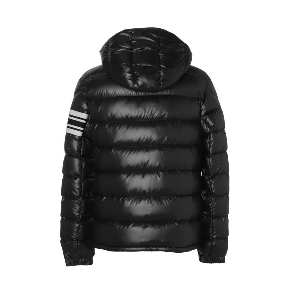Moncler LANDRE Logo Patch Down Puffer Jacket Black 1A00095 59885 999
