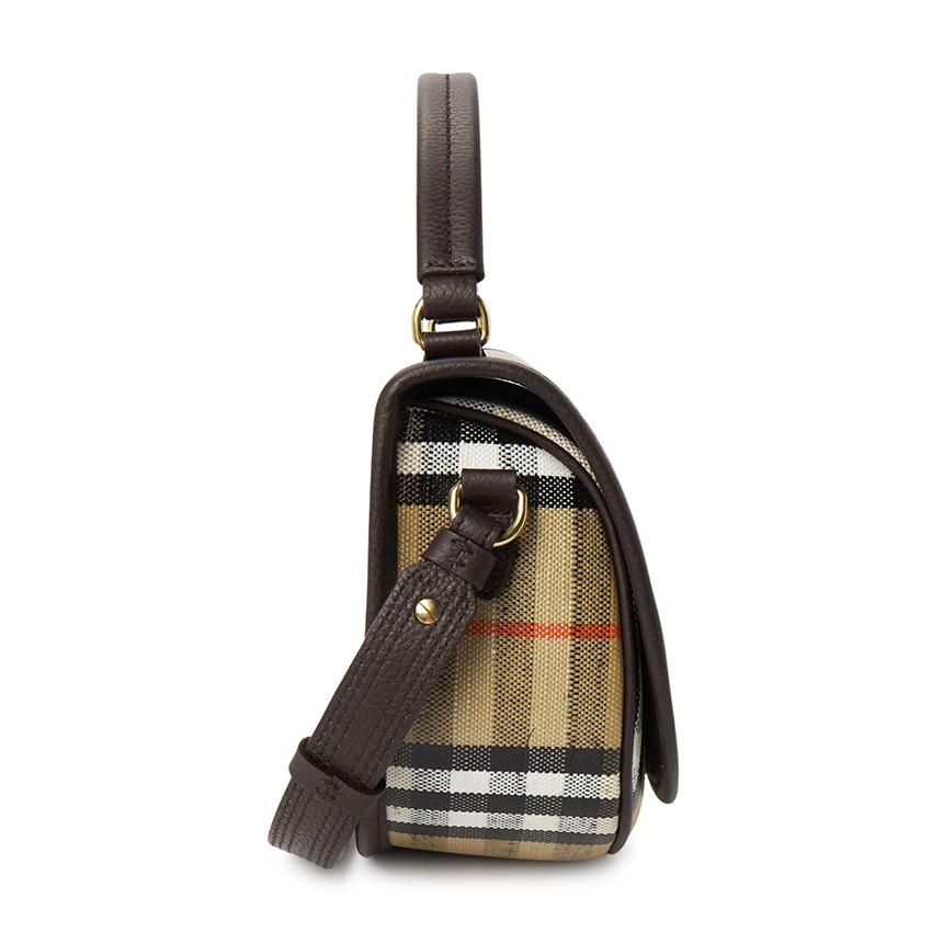 BURBERRY Highland Leather Crossbody Bag for Women