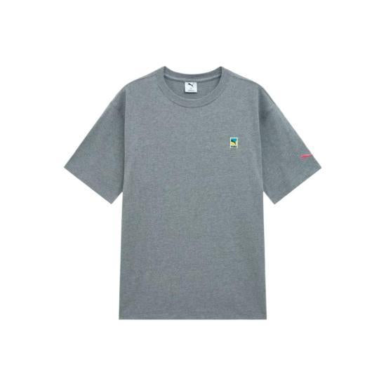 PUMA Short Sleeve T-Shirt Men’s Black Cotton Crewneck 950332 01