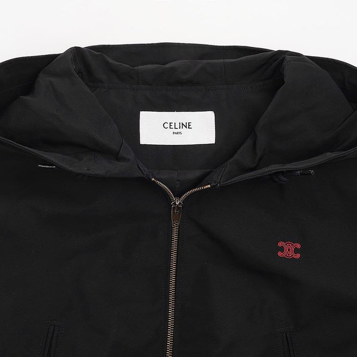 CELINE Women’s Nylon Windbreaker Jacket Black