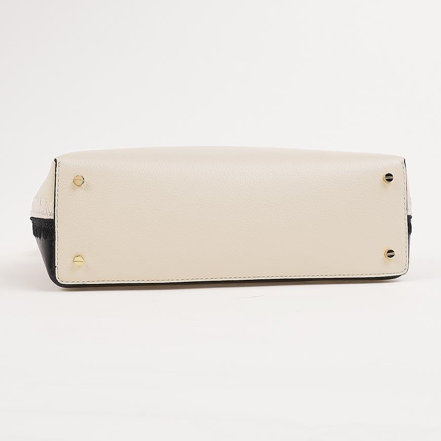 Toteme T-Lock Embroidered Leather Clutch Bag 261 WAL944 LE0030