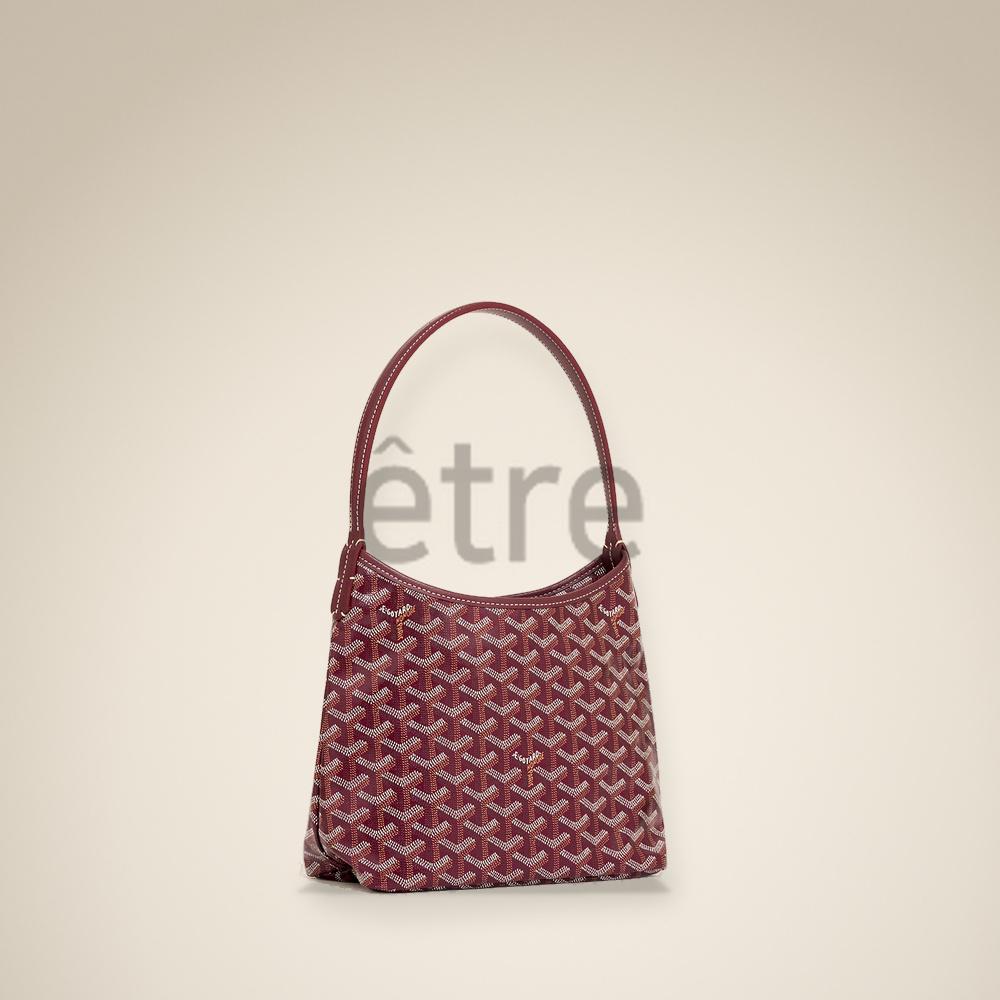 Aimé Leon Dore Burgundy Mini Hobo Tote Bag BOHEME MINTY33 CL33