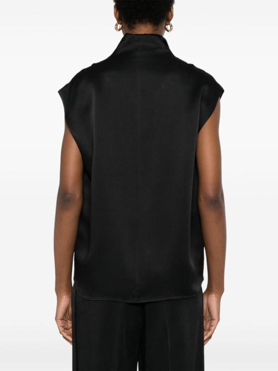 Toteme Black Sleeveless T-Shirt 251WRT0460FB0344001