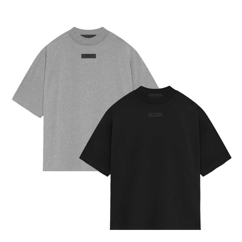 Fear of God Essentials Logo Patch Dark Oatmeal Unisex T-Shirt