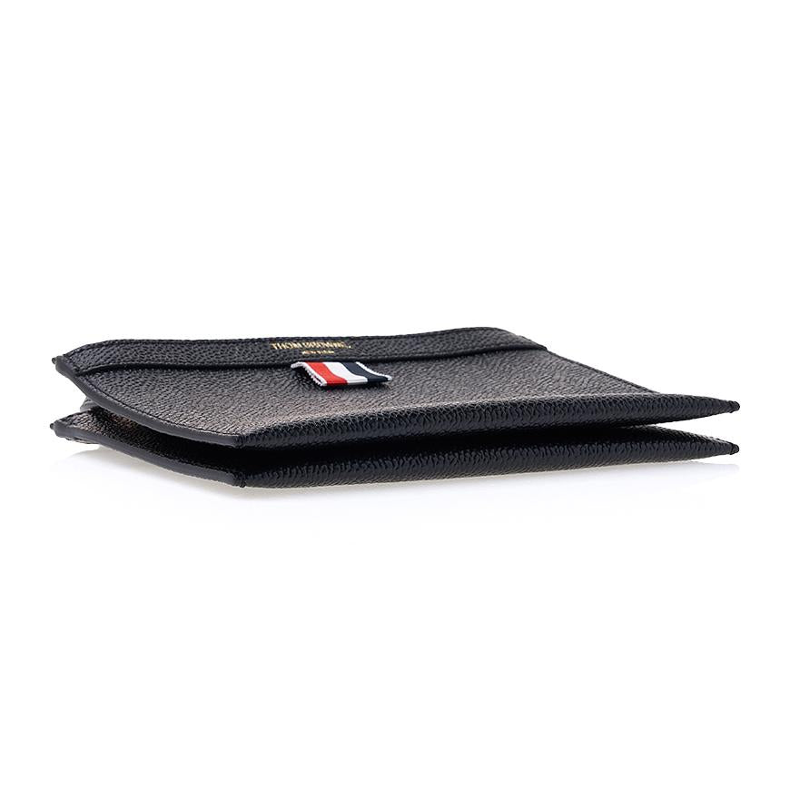 THOM BROWNE Pebble Leather Mini Crossbody Bag Black Men