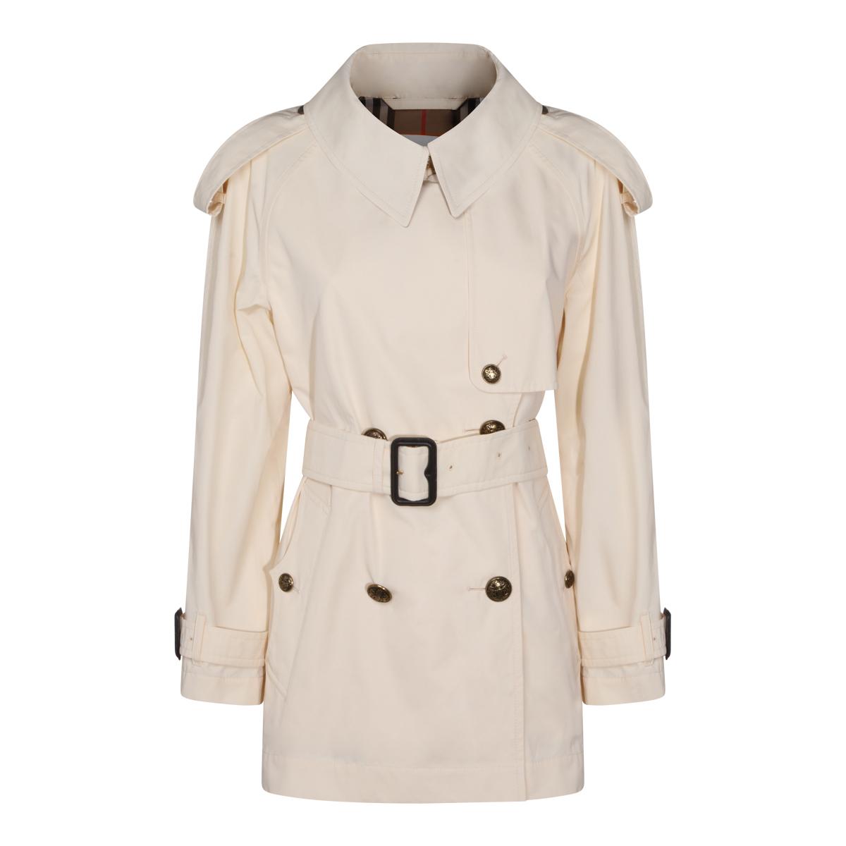 BURBERRY Beige Cotton Trench Coat Women