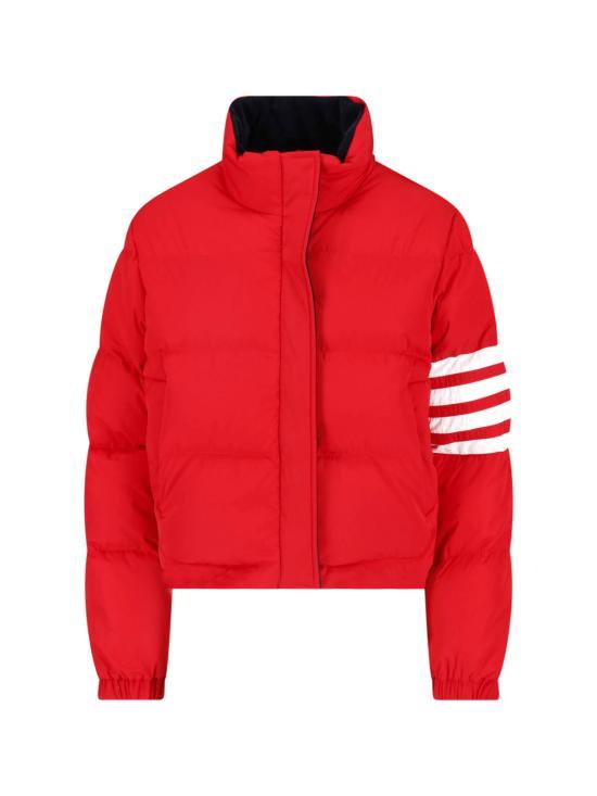 THOM BROWNE Navy Down Puffer Jacket Men