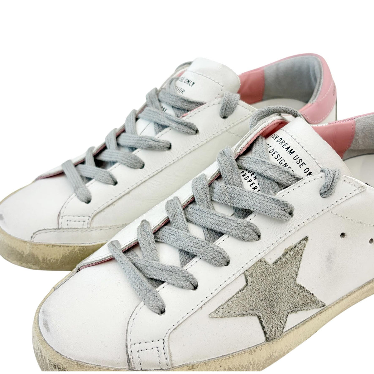 GOLDEN GOOSE Superstar Leather Low-Top Sneakers Women’s White