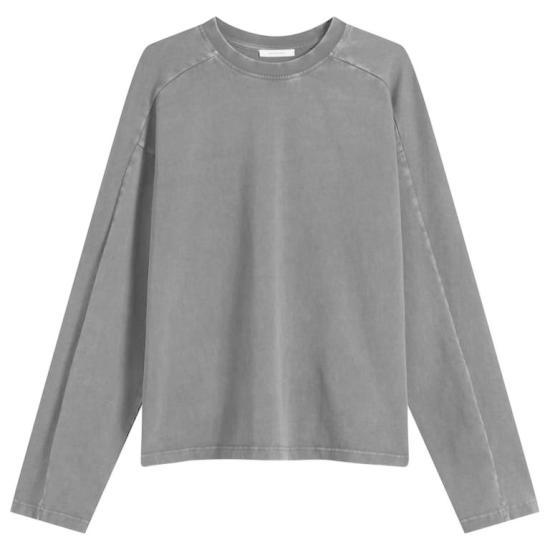 Entire Studios Long Sleeve Sweatshirt for Wo ESSS26TT02012 0392 WASHED BLACK DOM