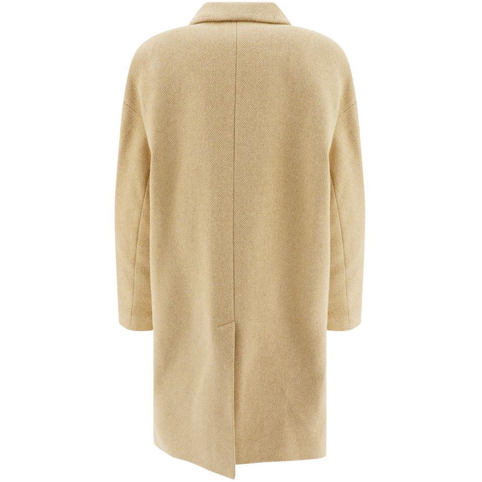 Isabel Marant LIMIZA Wool Coat 24FW Brown Women’s