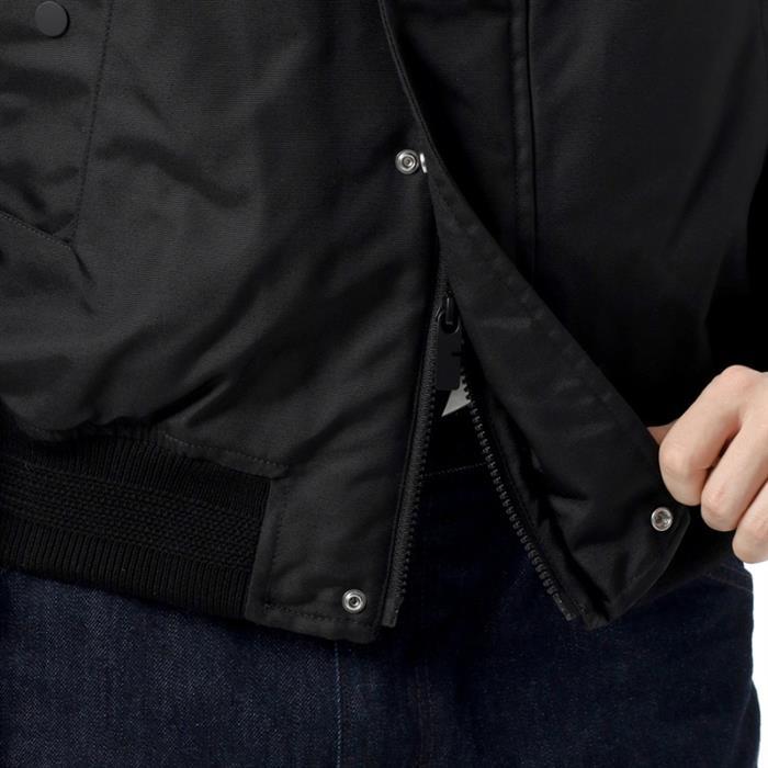 BURBERRY Fur Trim Nylon Bomber Jacket for Men