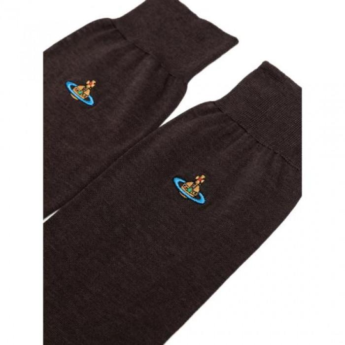Vivienne Westwood Unisex Solid Color Socks