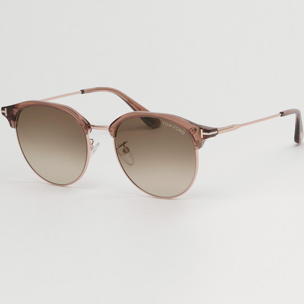 TOM FORD Transparent Browline Asian Fit Unisex Sunglasses TF889K 45F