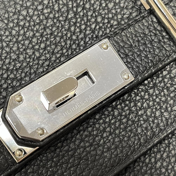 HERMES Hac A Dos PM Backpack Black Palladium Hardware Unisex