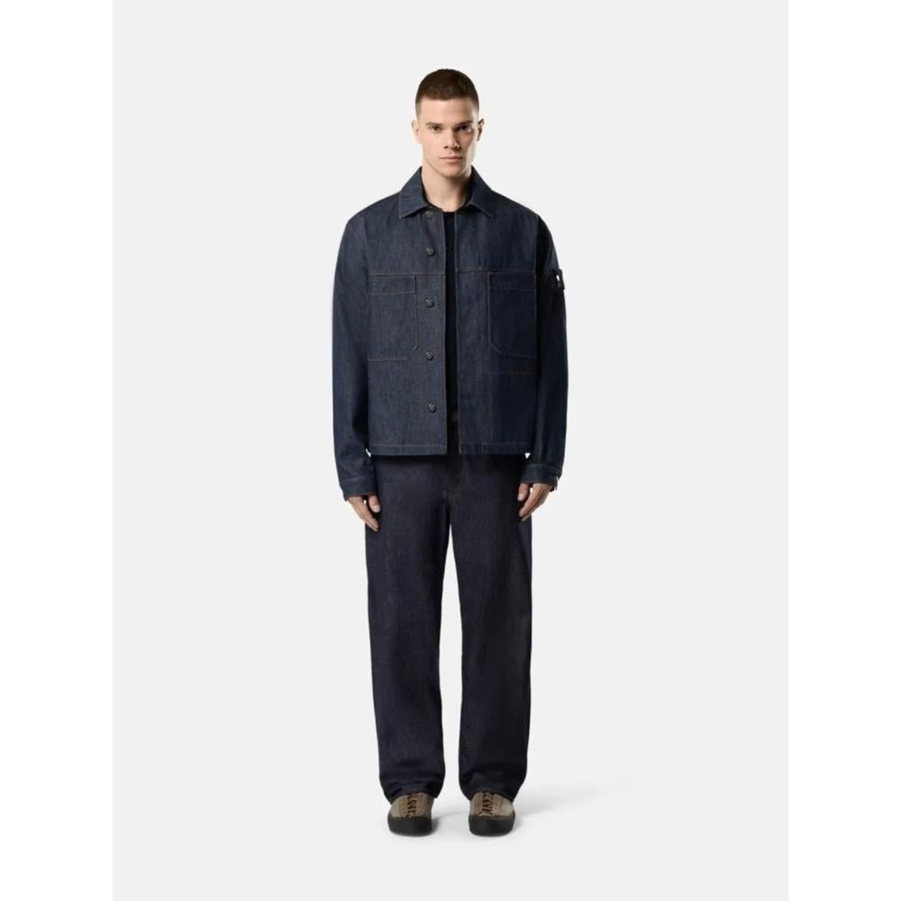STONE ISLAND Indigo Denim Coach Jacket Men’s