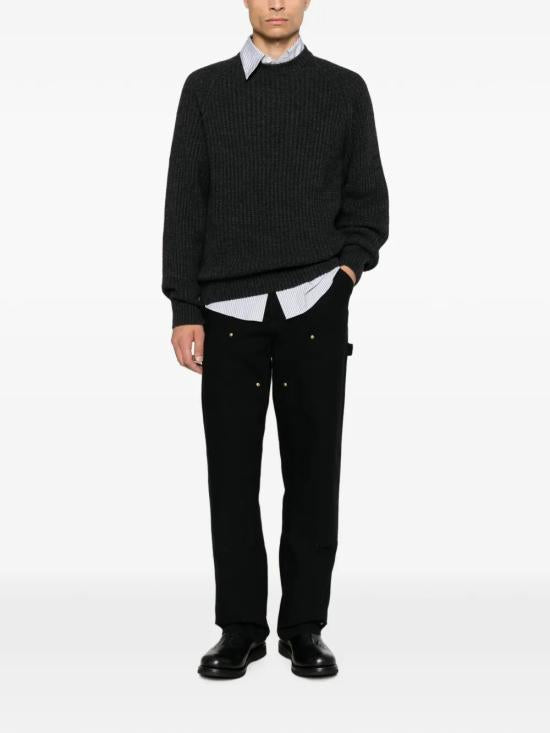 CARHARTT WIP Soot Wool Blend Crewneck Sweater Men’s