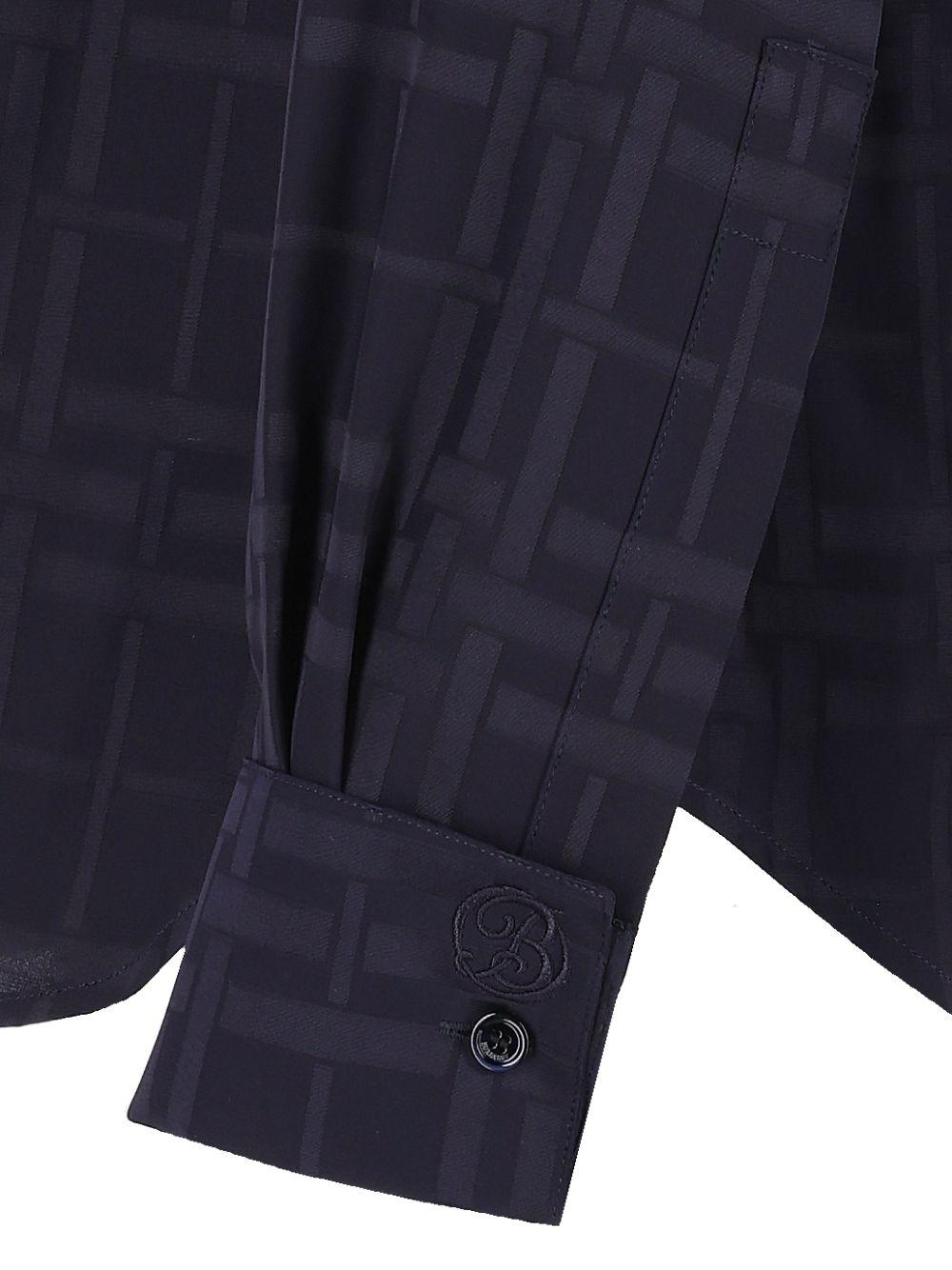 BURBERRY Long Sleeve Cotton Shirt
