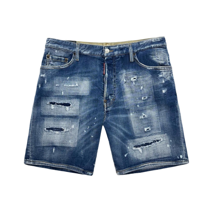 Dsquared2 Men's Marine Denim Shorts S74MU0825