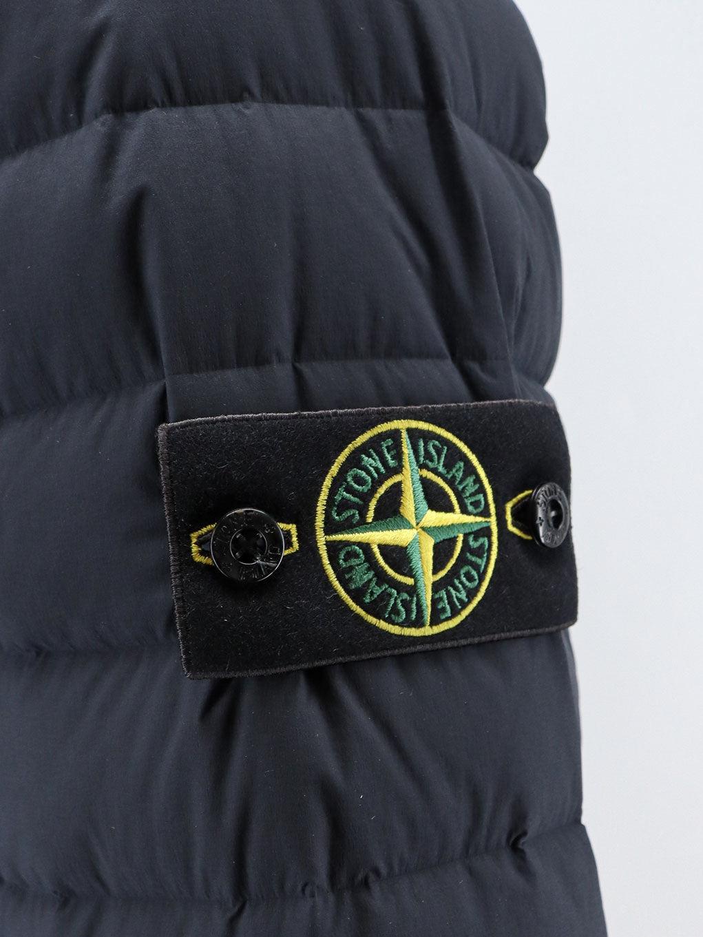 STONE ISLAND Black Down Puffer Jacket Men’s