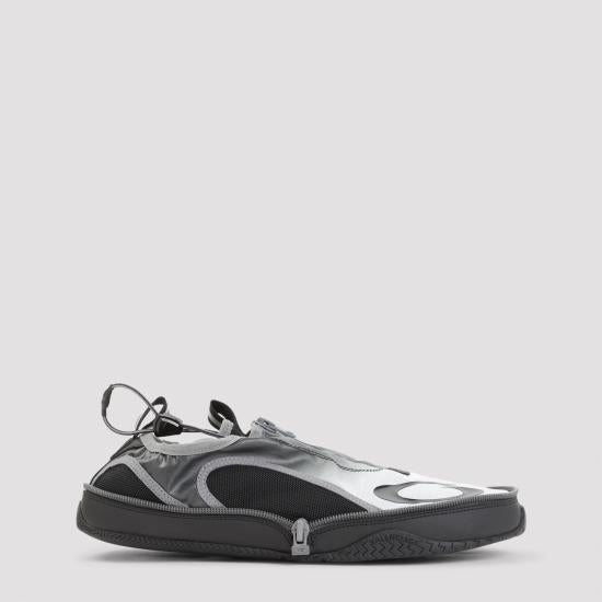 BALENCIAGA Pocket Gradient Sneakers Black White Leather Men’s