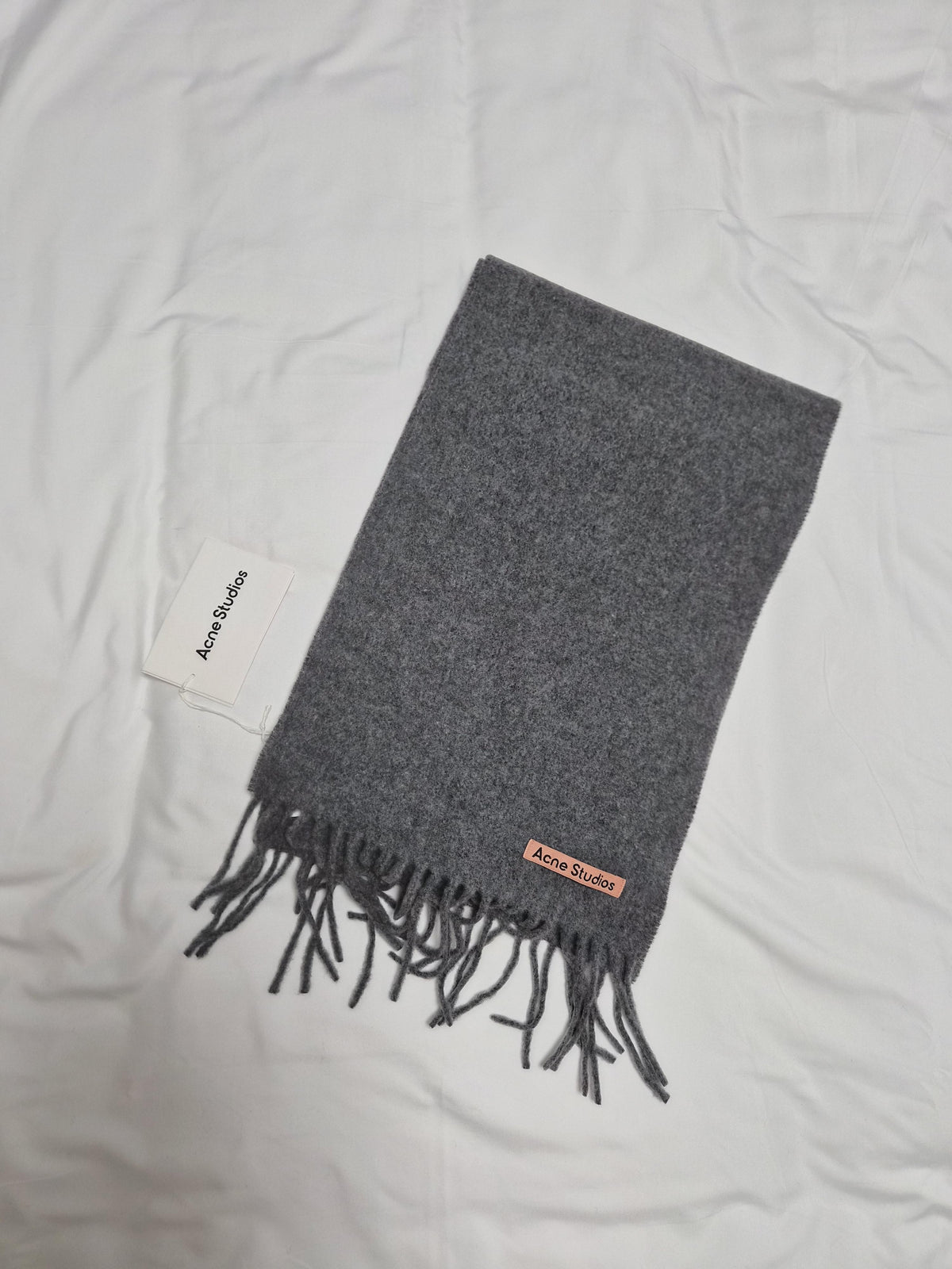Acne Studios Wool Fringe Scarf / Muffler
