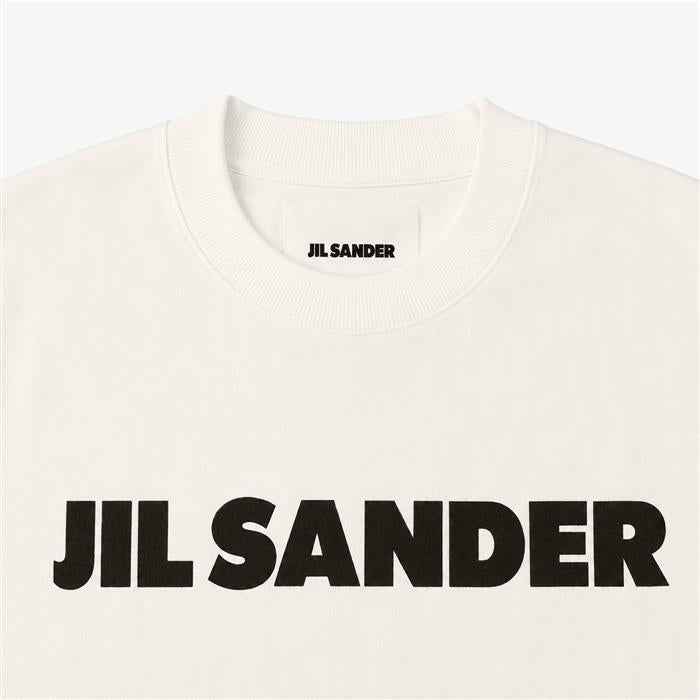 JIL SANDER Logo Short Sleeve T-Shirt for Women White