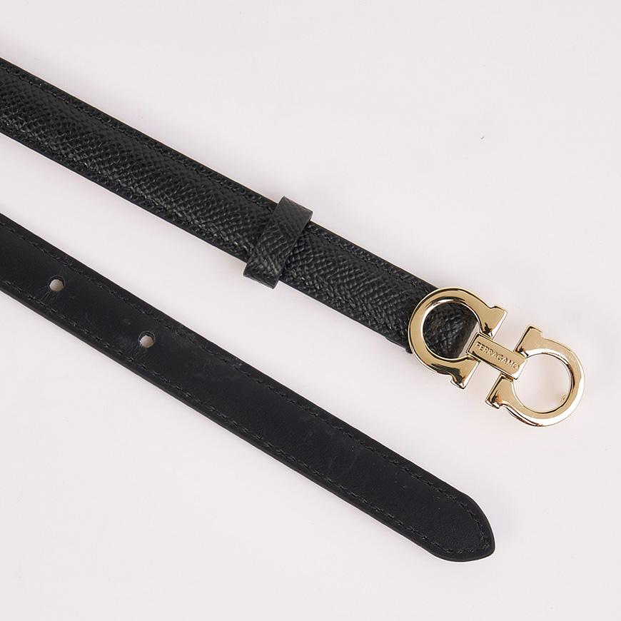 Ferragamo Women’s Gancini Belt B224 NERO 0675180