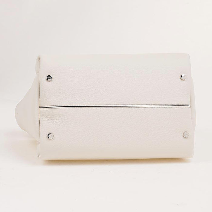 Tods Mini Leather Shoulder Bag Women New Collection Ivory