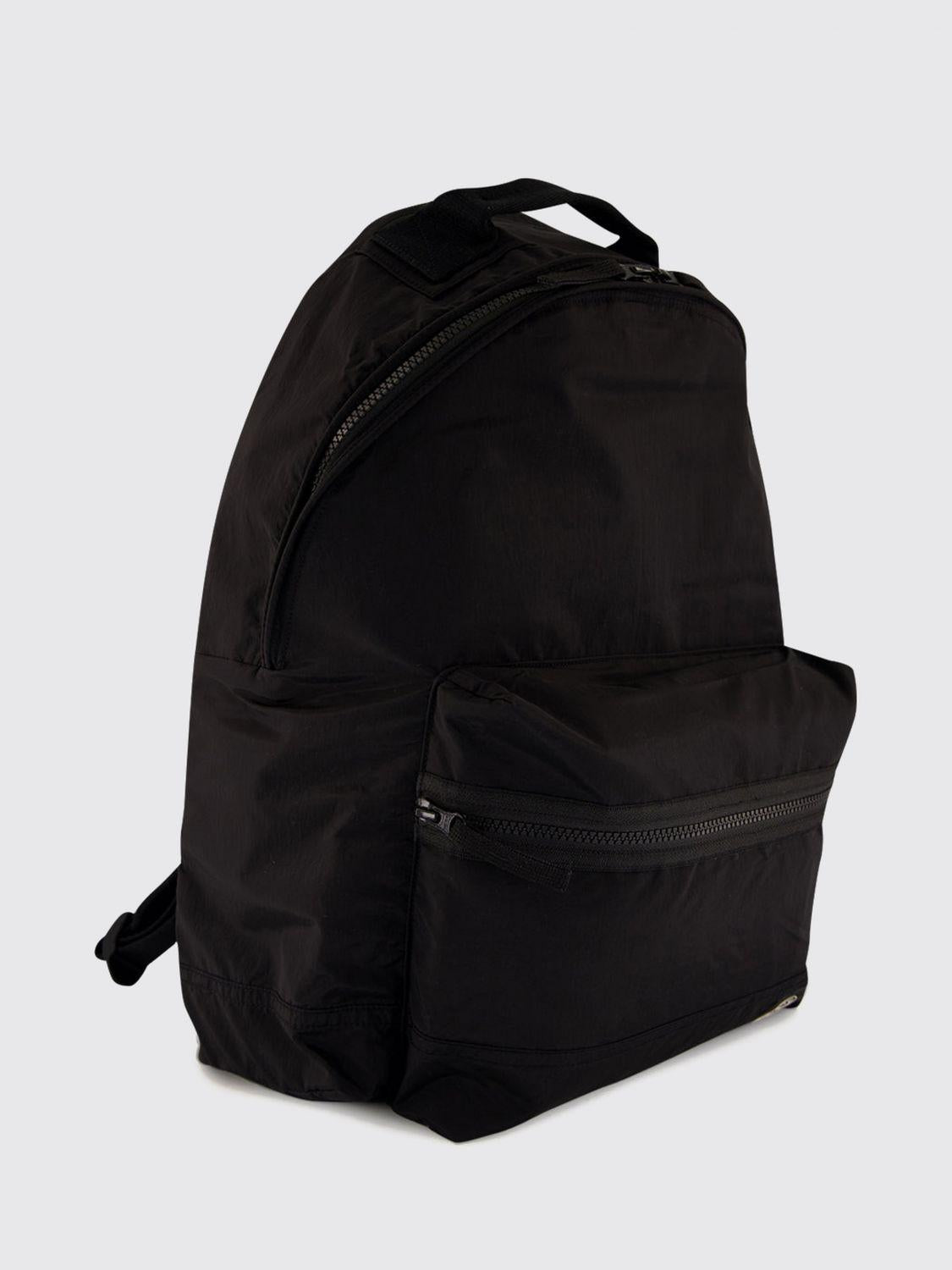 STONE ISLAND Black Nylon Backpack