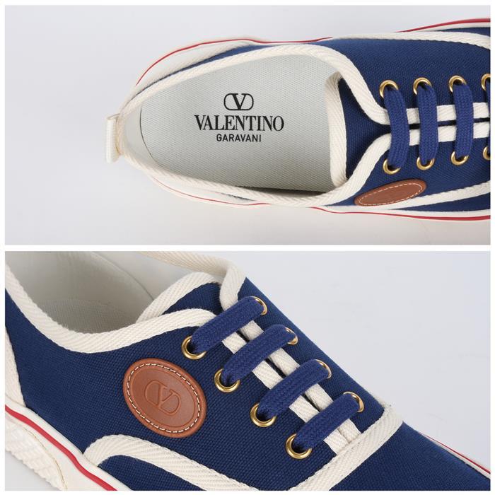 VALENTINO Nojoke Canvas Fabric Low-Top Sneakers 6Y2S0J87 YGT QZZ