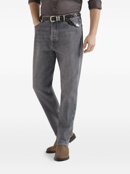 Brunello Cucinelli Medium Gray Denim Jeans Men’s