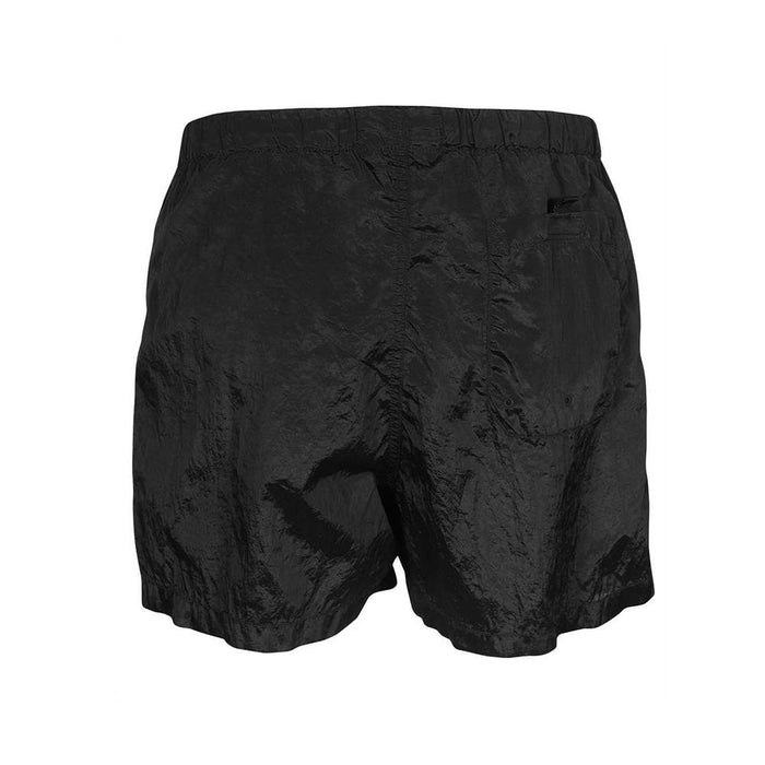 STONE ISLAND Black Logo Swim Shorts