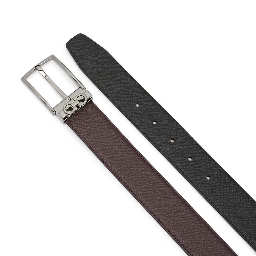 Ferragamo Gancini Reversible Men's Belt Pre-Cut Leather 67A037 0779991