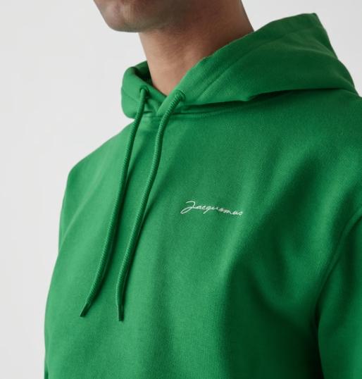 JACQUEMUS Logo Hoodie Unisex Pullover Hooded Sweatshirt 216js300 2210