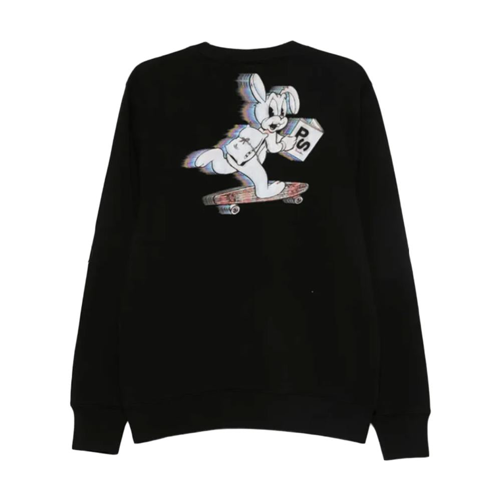 Paul Smith Skate Bunny Print Black Sweatshirt for Men M2R 668U TP5251 79